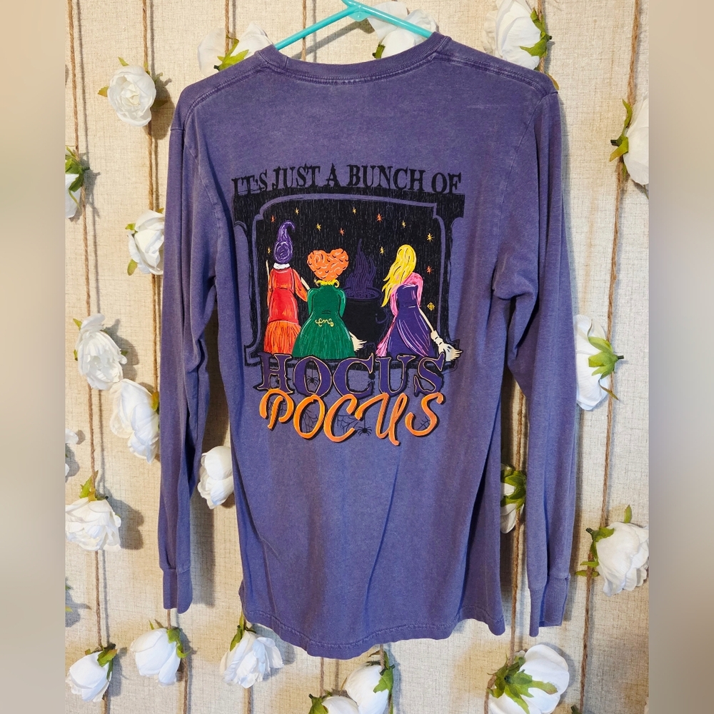 Comfort Colors Purple Hocus Pocus Long Sleeve Tee